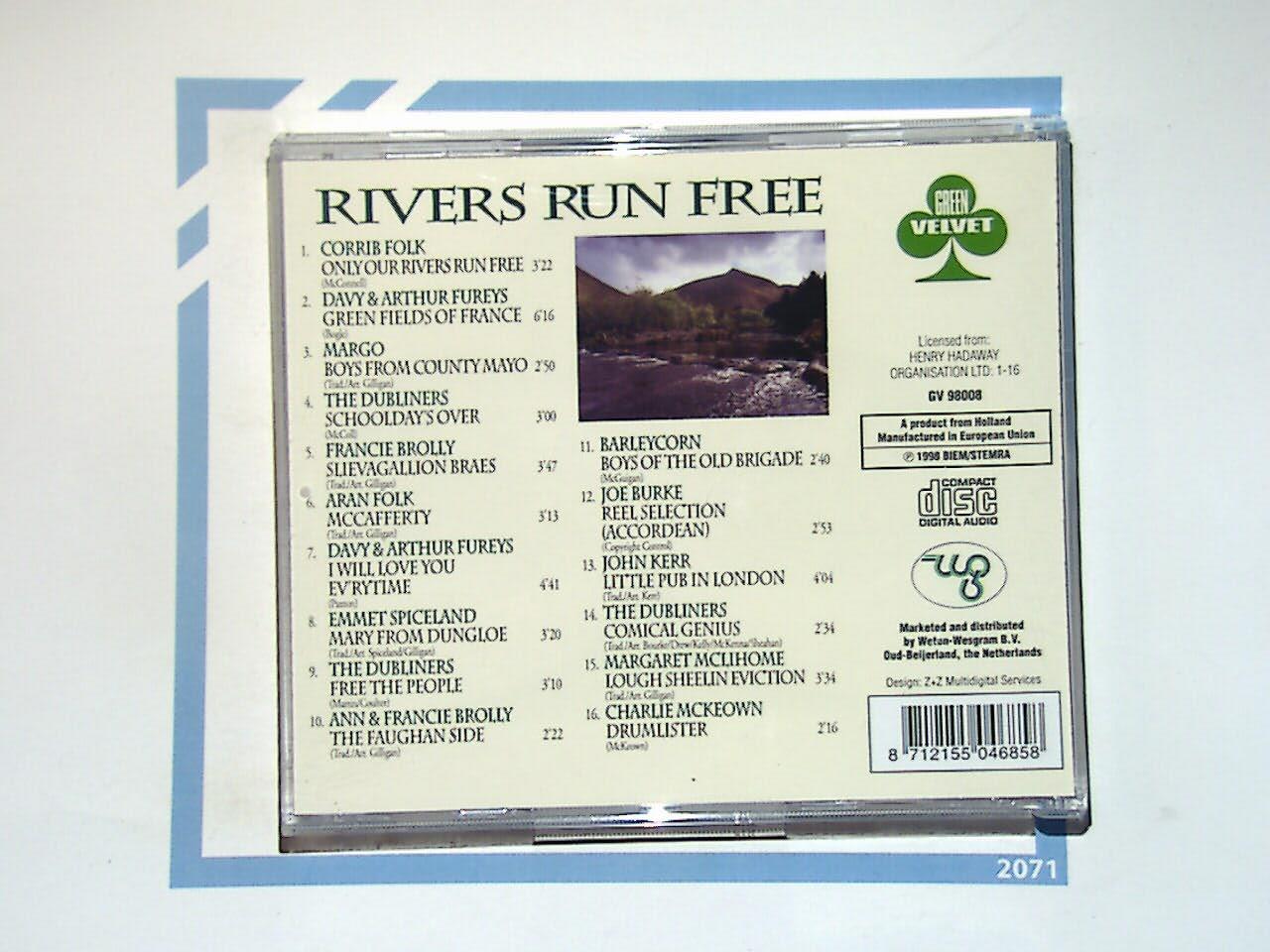 Various Artists - Rivers Run Free  Irish Music CD Mint