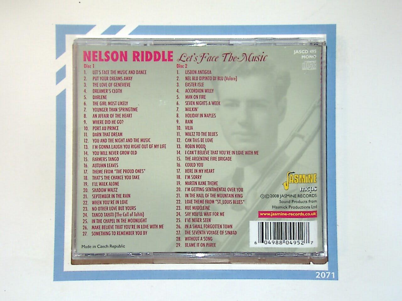 Nelson Riddle Let's Face The Music 2CD Mint