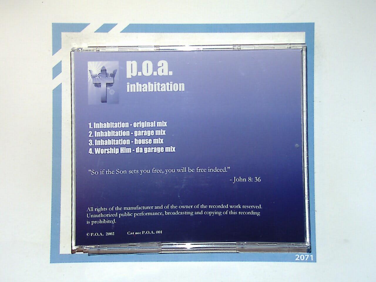 p.o.a. inhabitation CD Mint