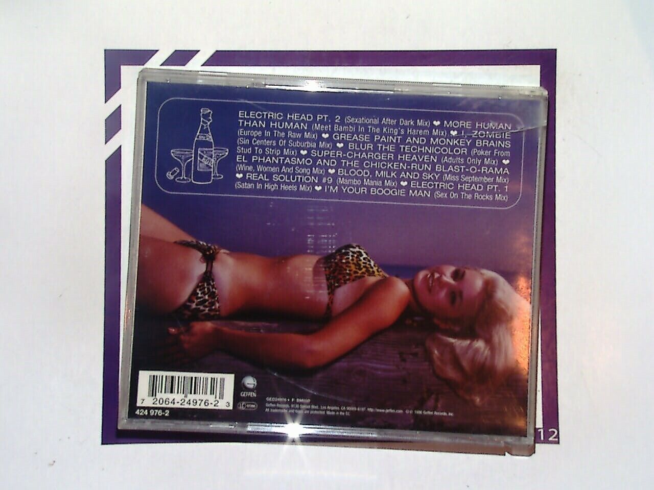 White Zombie - Supersexy Swingin' Sounds (Parental Advisory, 1998) Cd Mint