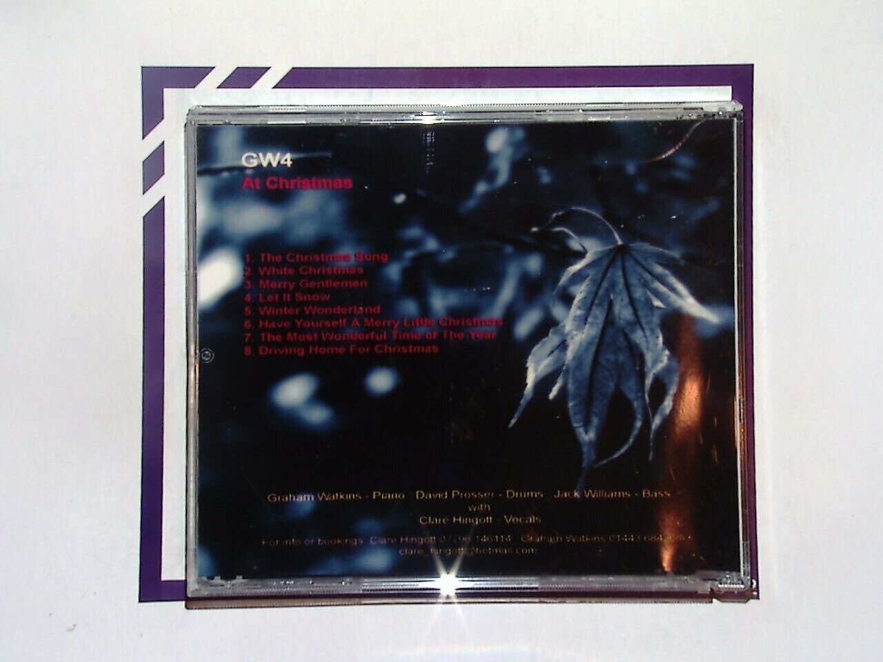 The Graham Watkins Quartet GW4 At Christmas CD