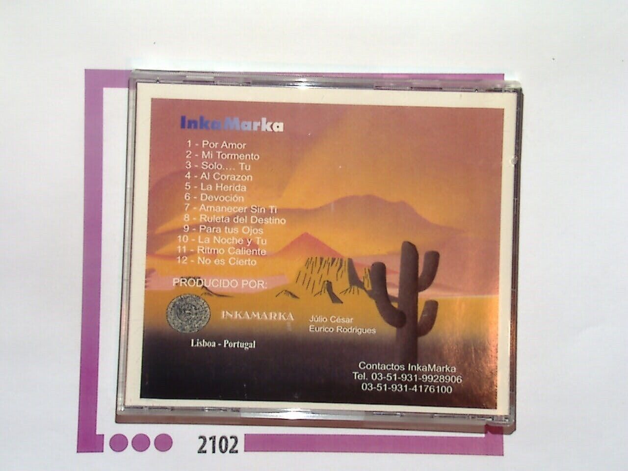 Por Amor Inka Marka CD Mint