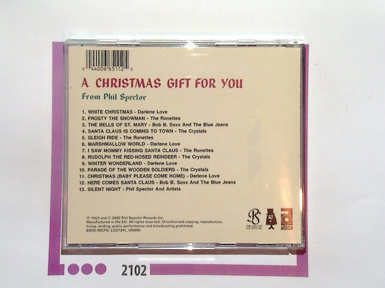 A Christmas Gift For You from Phil Spector CD Mint
