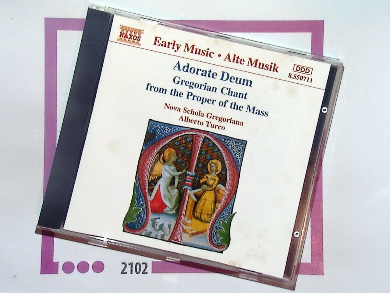 Adorate Deum - Gregorian Chant from the Proper of the Mass CD Mint