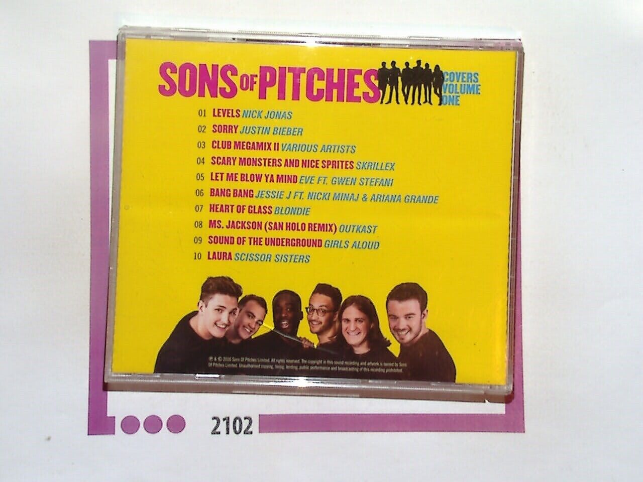 Sons of Pitches Covers Volume One CD VGC
