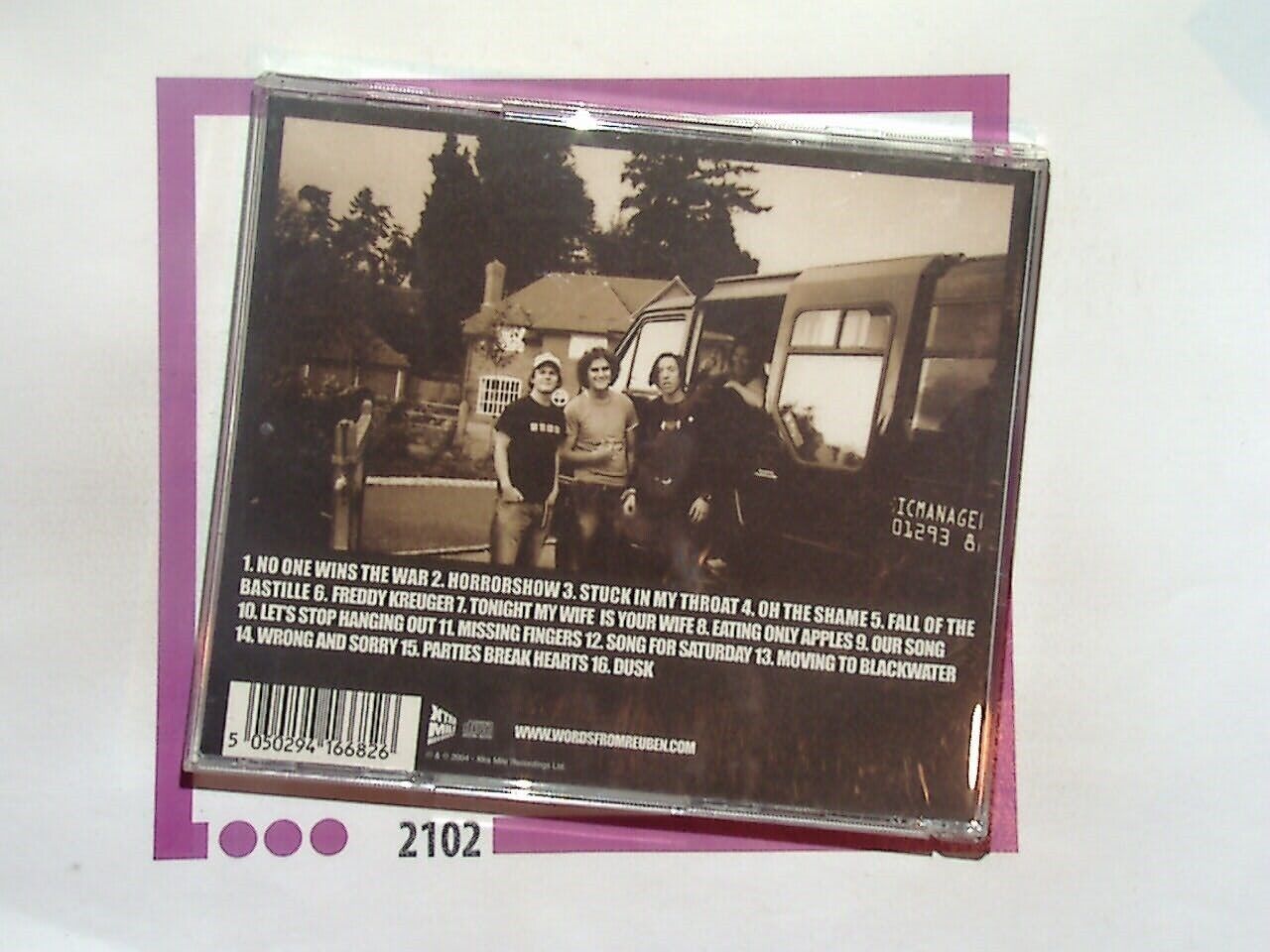 Reuben Racecar Is Racecar Backwards CD VGC