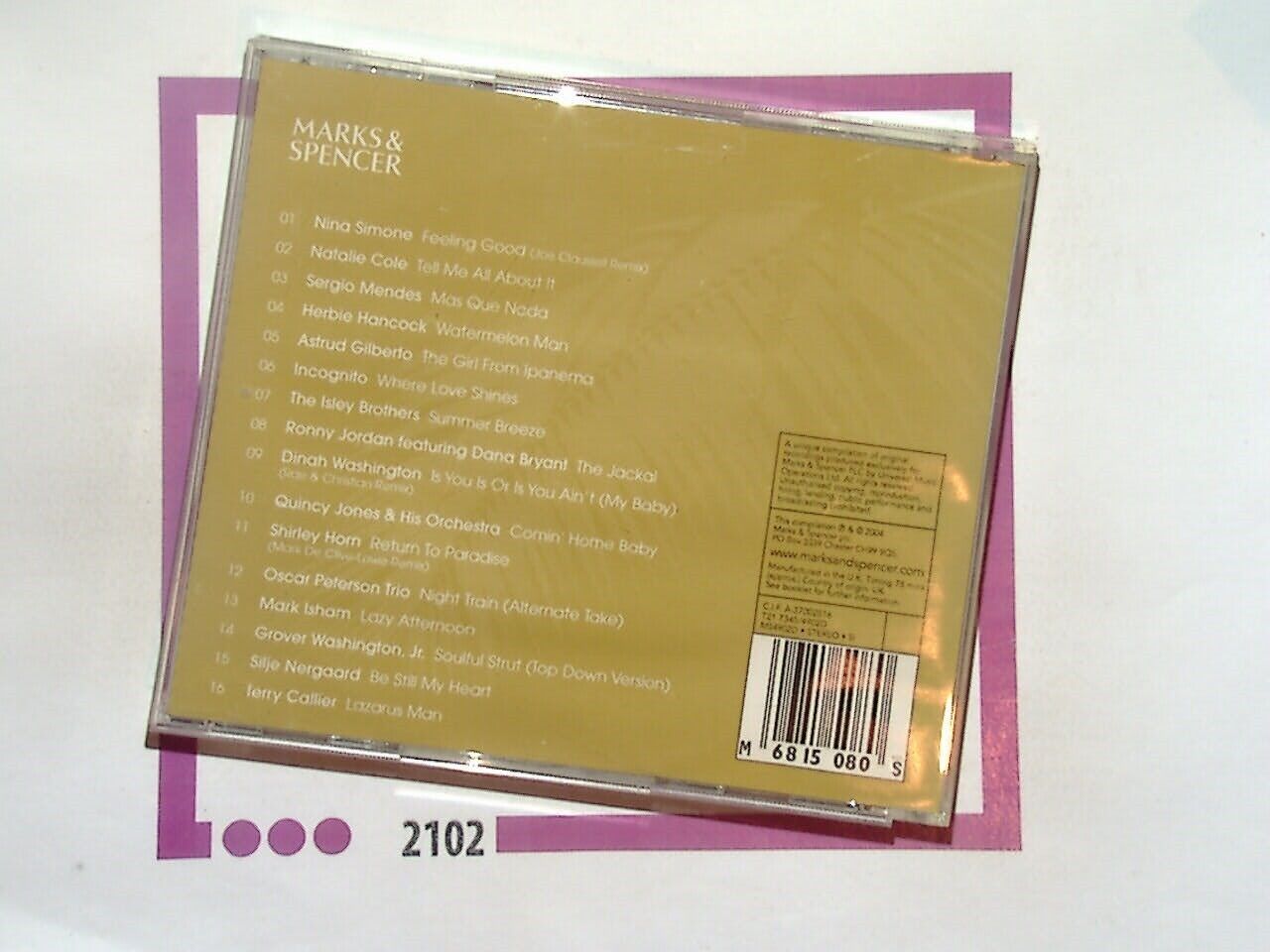 various - M&S alfrescojazz CD VGC
