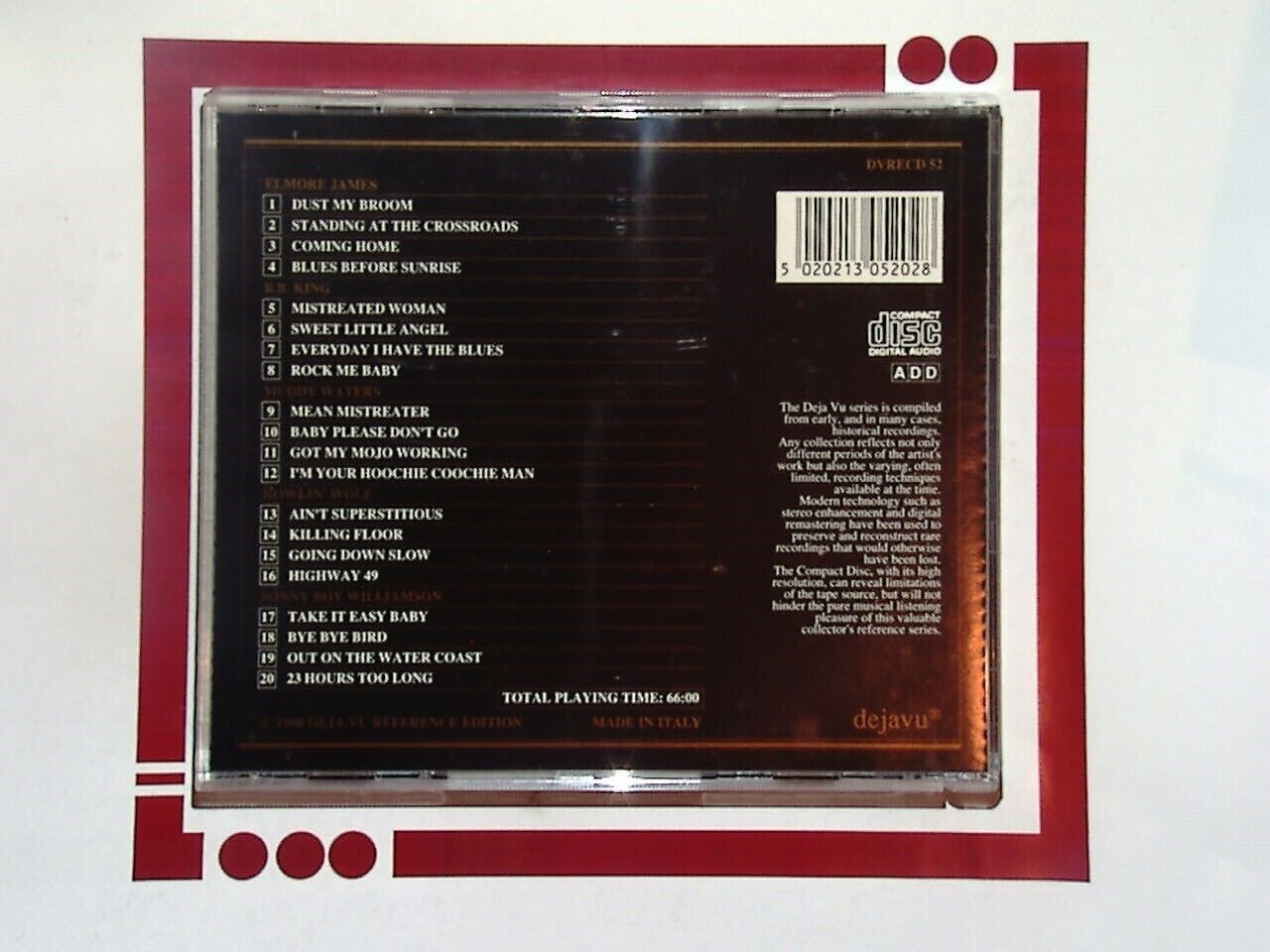 Various - The Essential History OF Electric Blues CD VGC