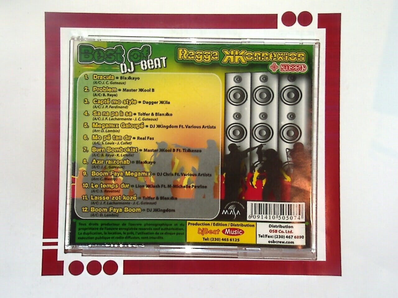 Ragga Konnexion Best Of DJ Beat CD VGC