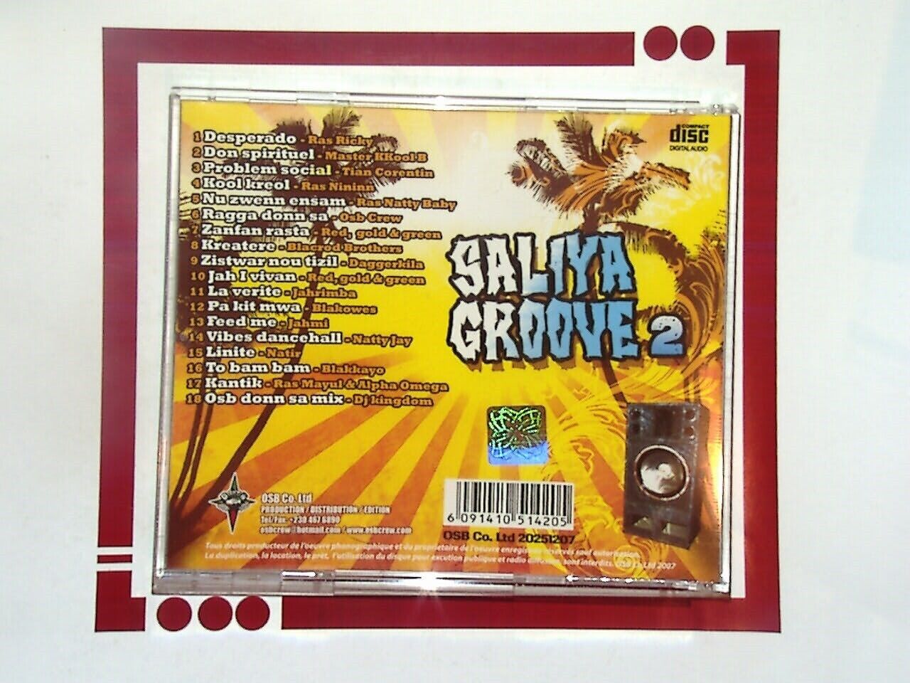 Various - Saliya Groove 2 CD VGC