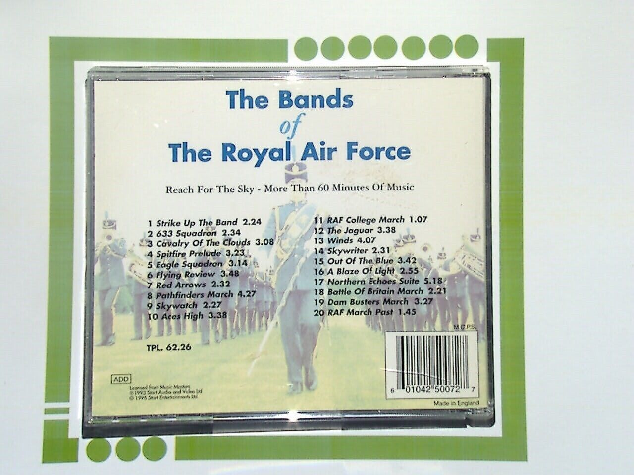 The Bands of The Royal Air Force Reach for the Sky CD Nr Mint