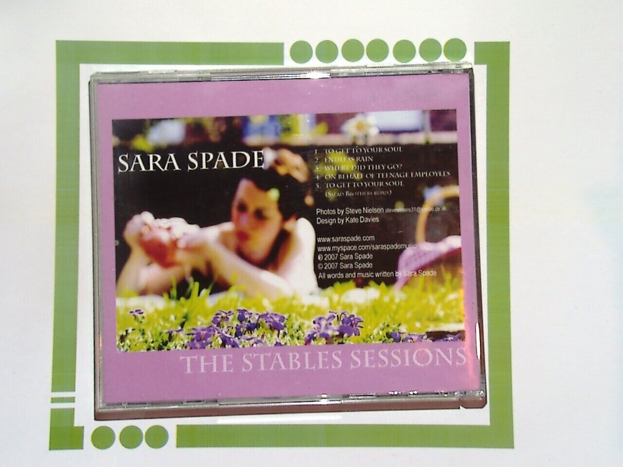 Sara Spade The Stables Sessions EP CD Nr Mint