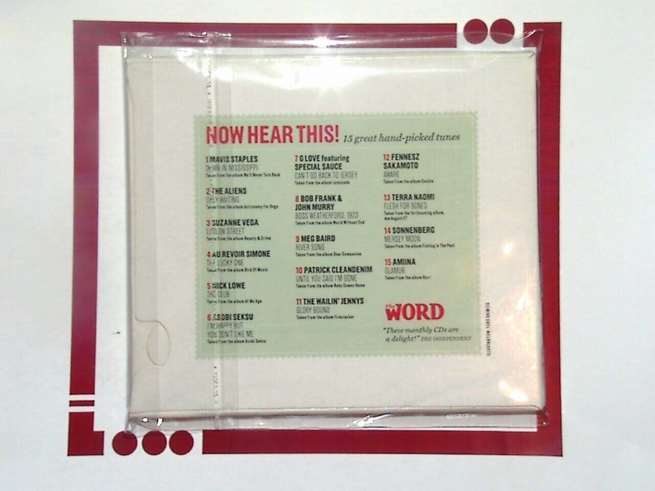 Word Now Hear This! July 2007 CD Nr Mint