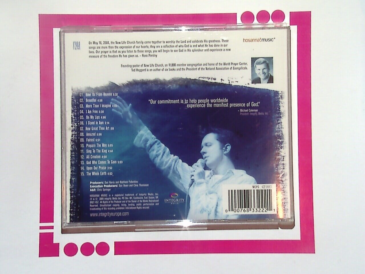 Ross Parsley I Am Free CD Mint