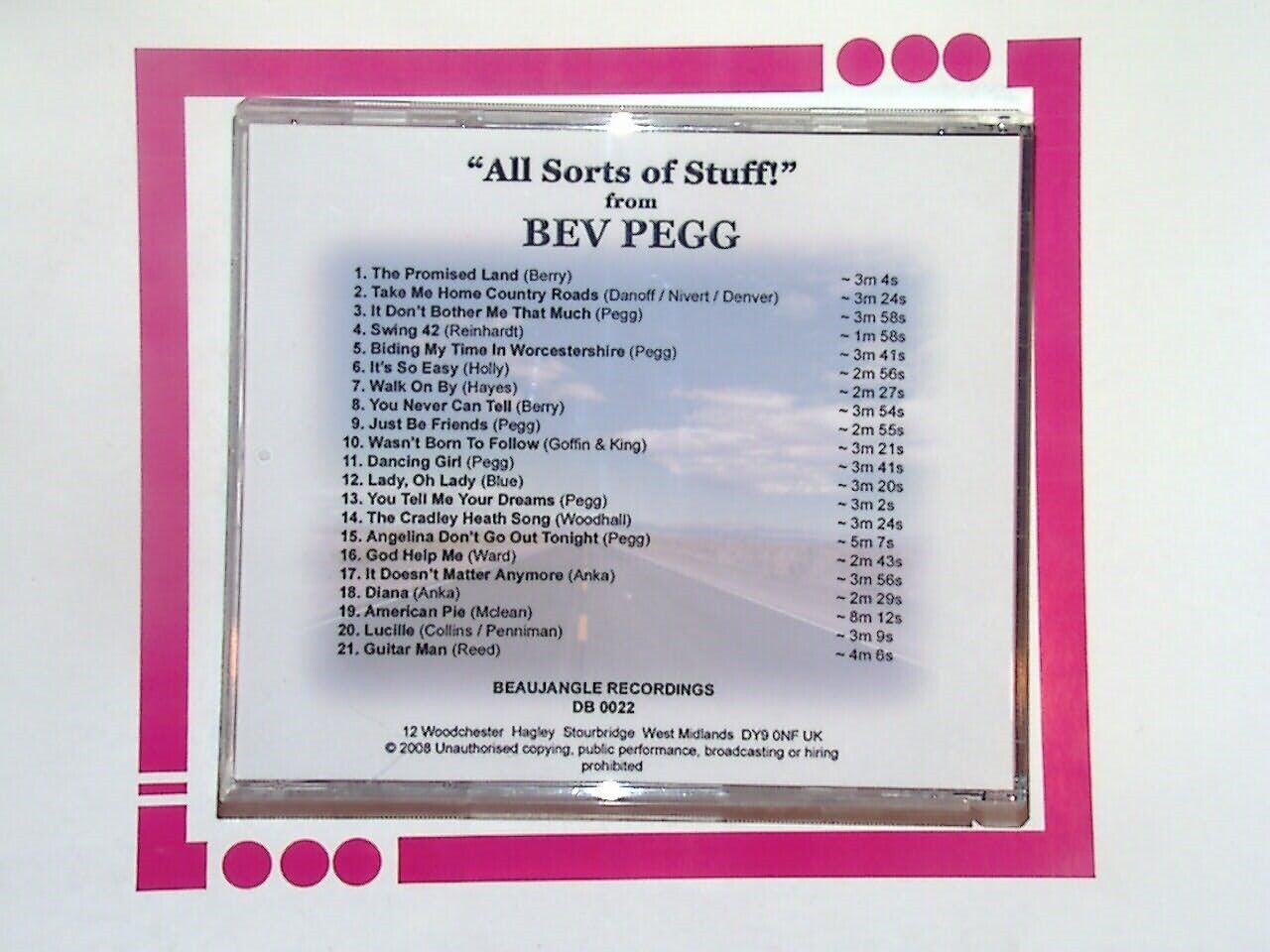 "All Sorts of Stuff!" from Bev Pegg CD Mint