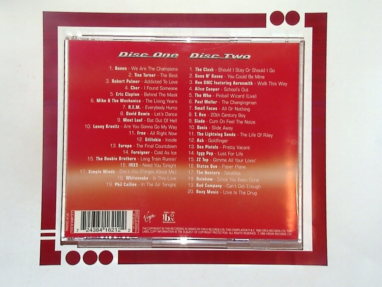 Various - Best Rock Anthems...Ever! 2CD VGC