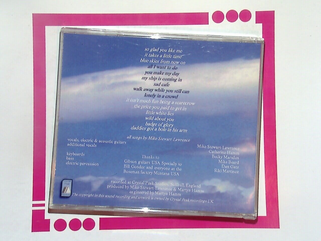 Mike Stewart-Lawrence Blue Skies From Now On CD Mint