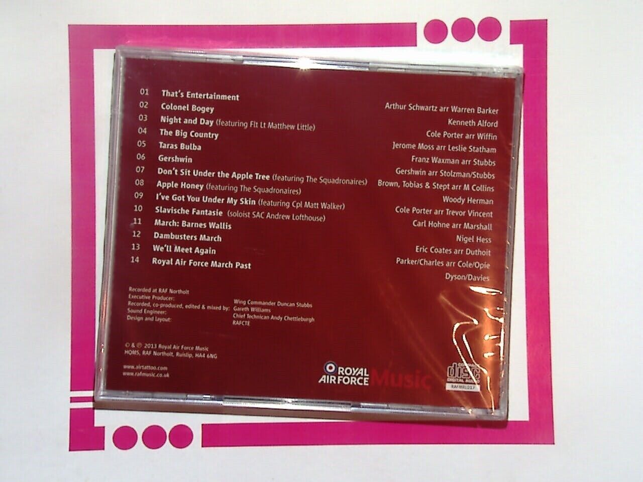 Royal Air Force in Concert A Salute To The Dambusters Generation CD New & Sealed