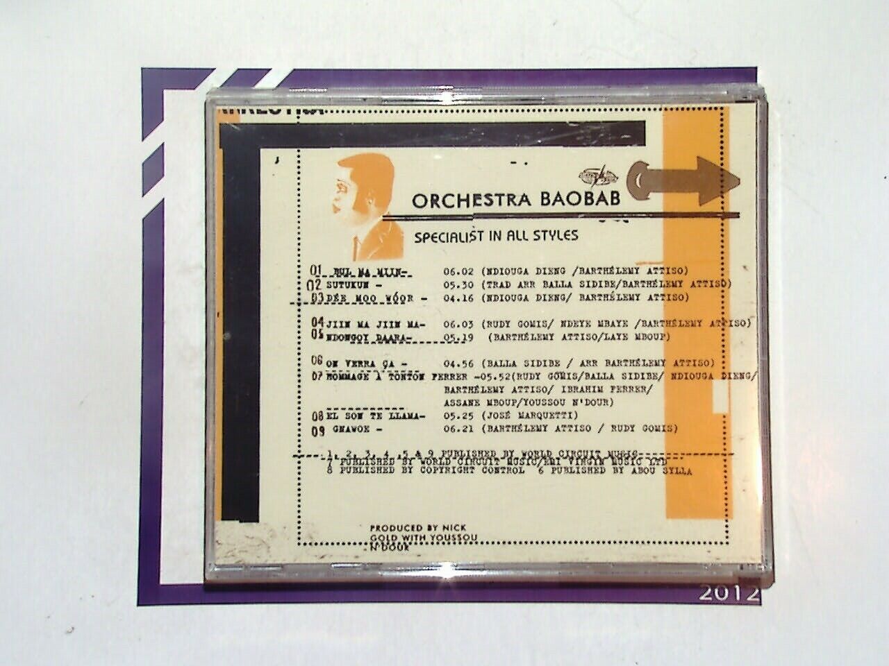 Orchestra BAOBAB Specialist in All Stars CD Nr Mint