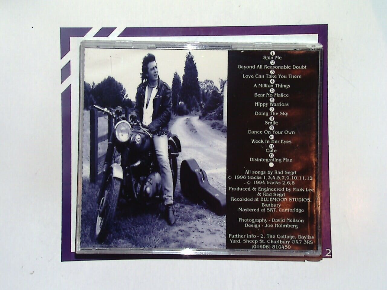 Rad Segrt Bear No Malice CD Mint