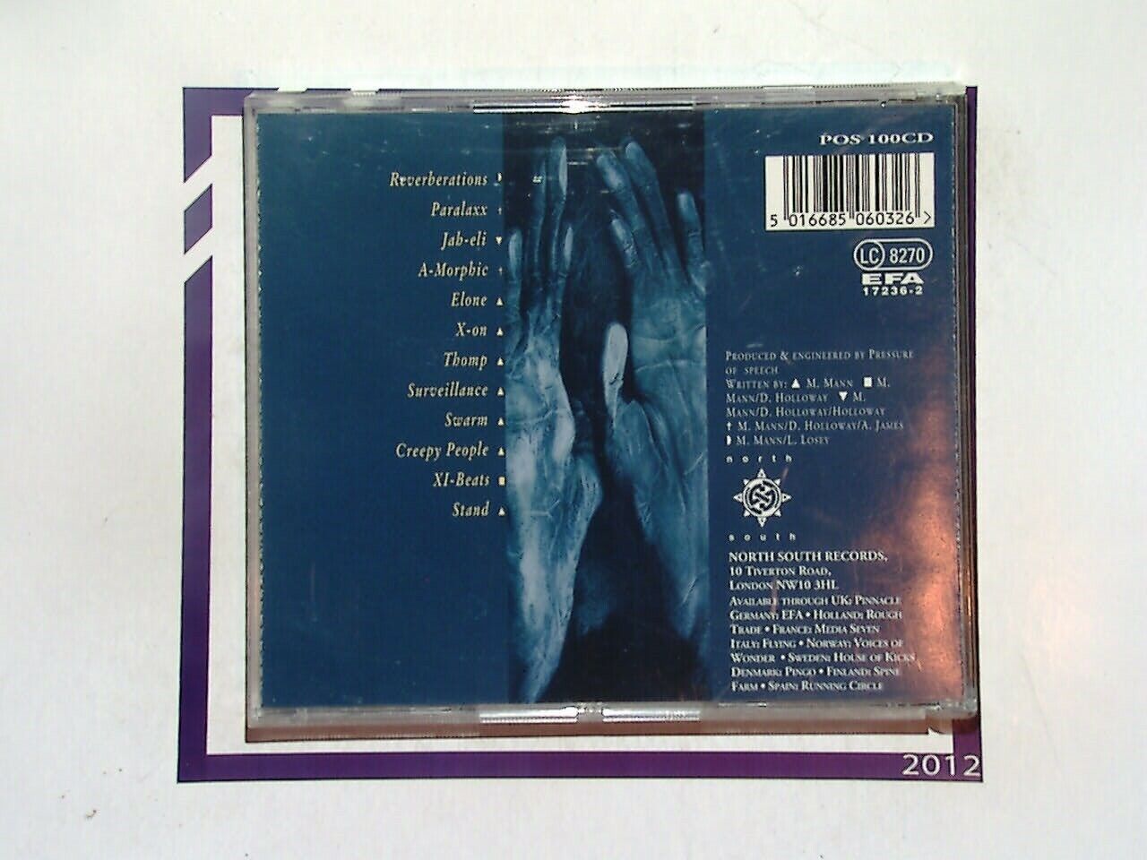 Pressure Of Speech Art of the State CD Nr Mint