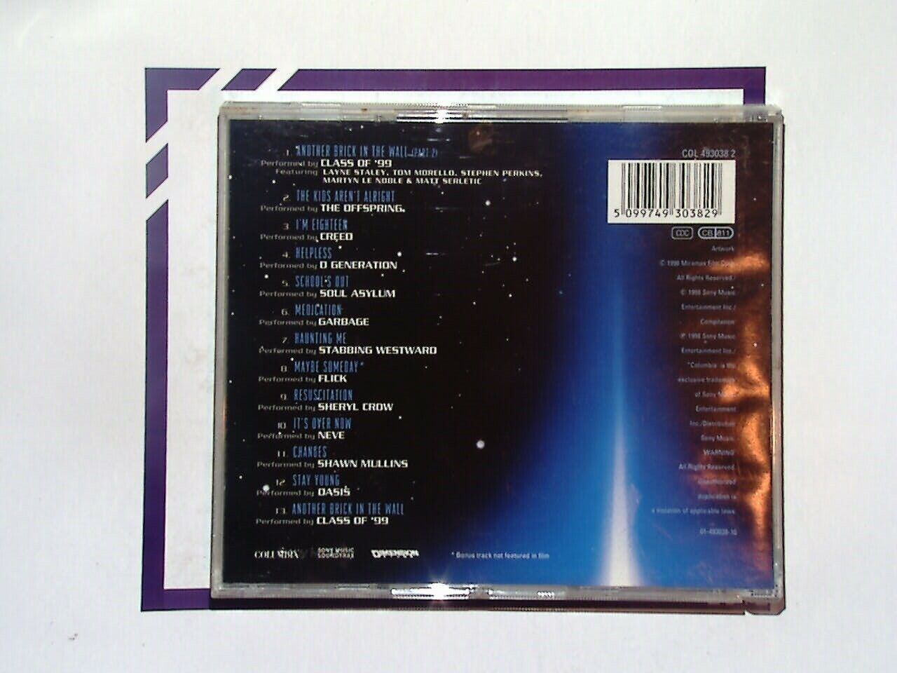 Various Artists - Original Soundtrack - The Faculty CD VGC