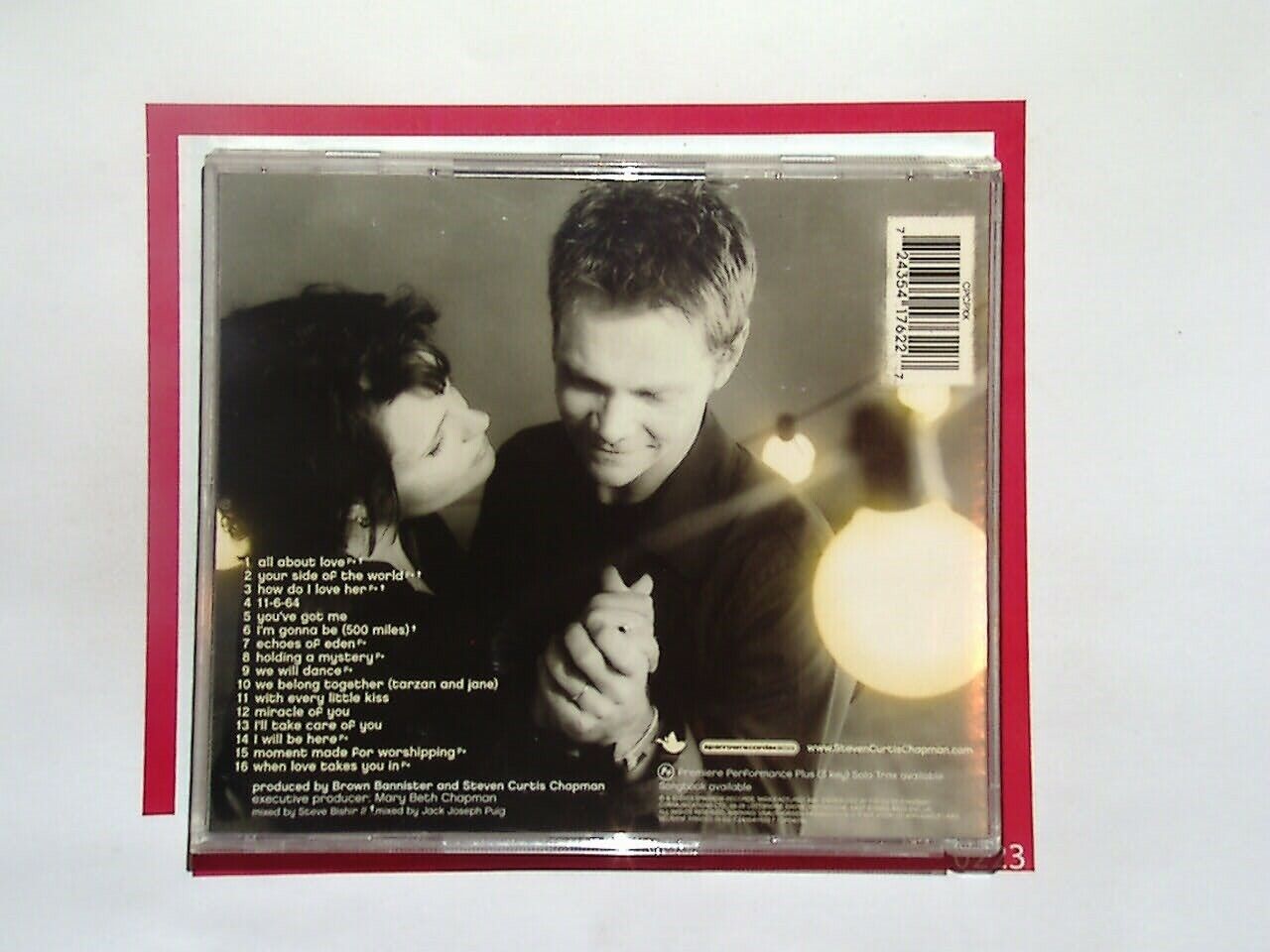Steven Curtis Chapman All About Love CD Mint