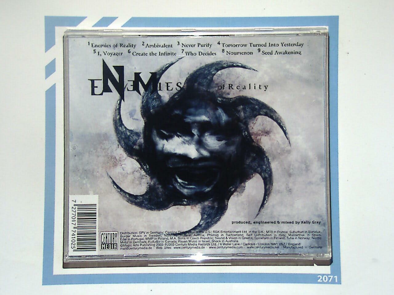 Nevermore Enemies of Reality CD Mint