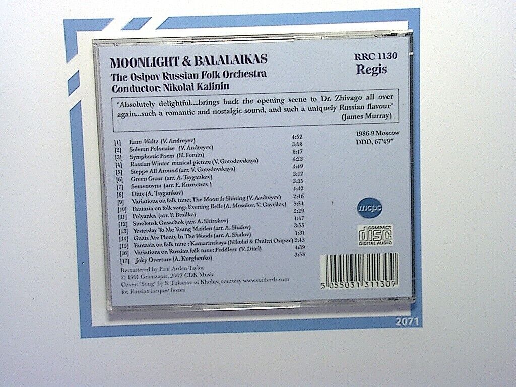 various Moonlight and Balalaikas CD Nr Mint