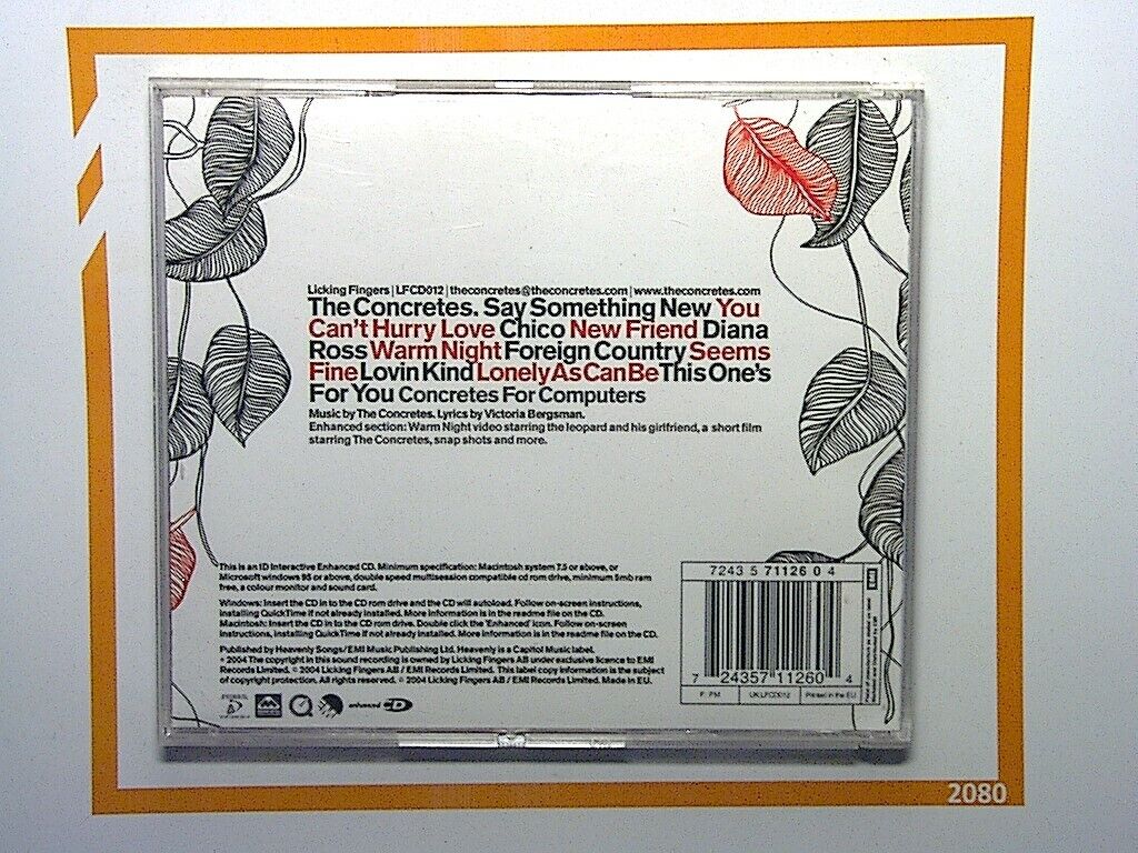 The Concretes CD VGC