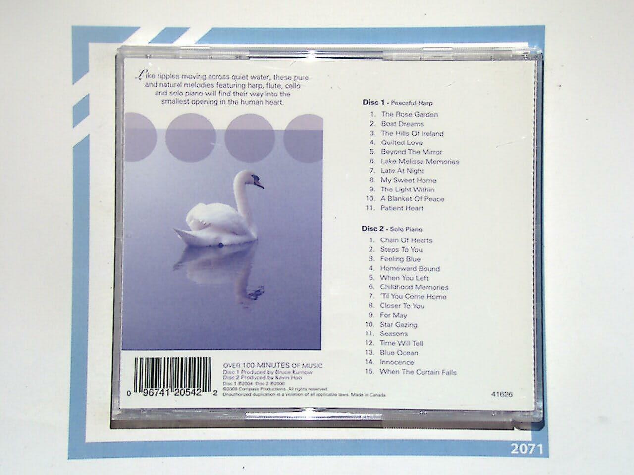 Peaceful Harp & Piano Music Cd Mint