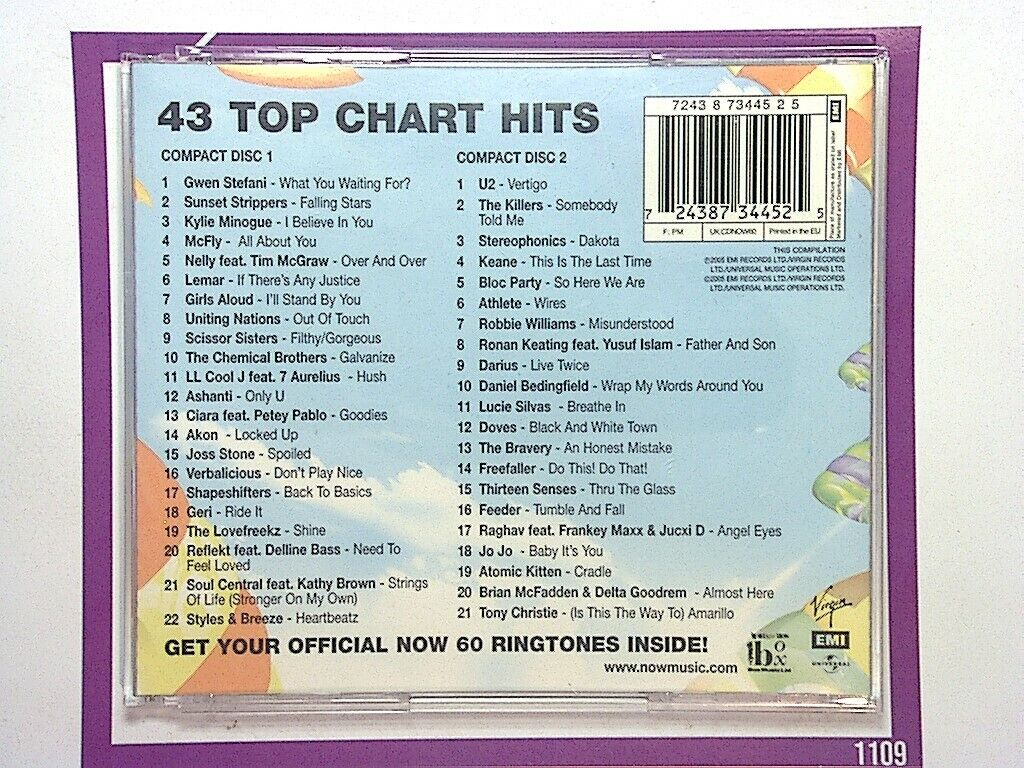 Various Artists 	Now That's What I Call Music! 60 2CD VGC (Gift Option)*