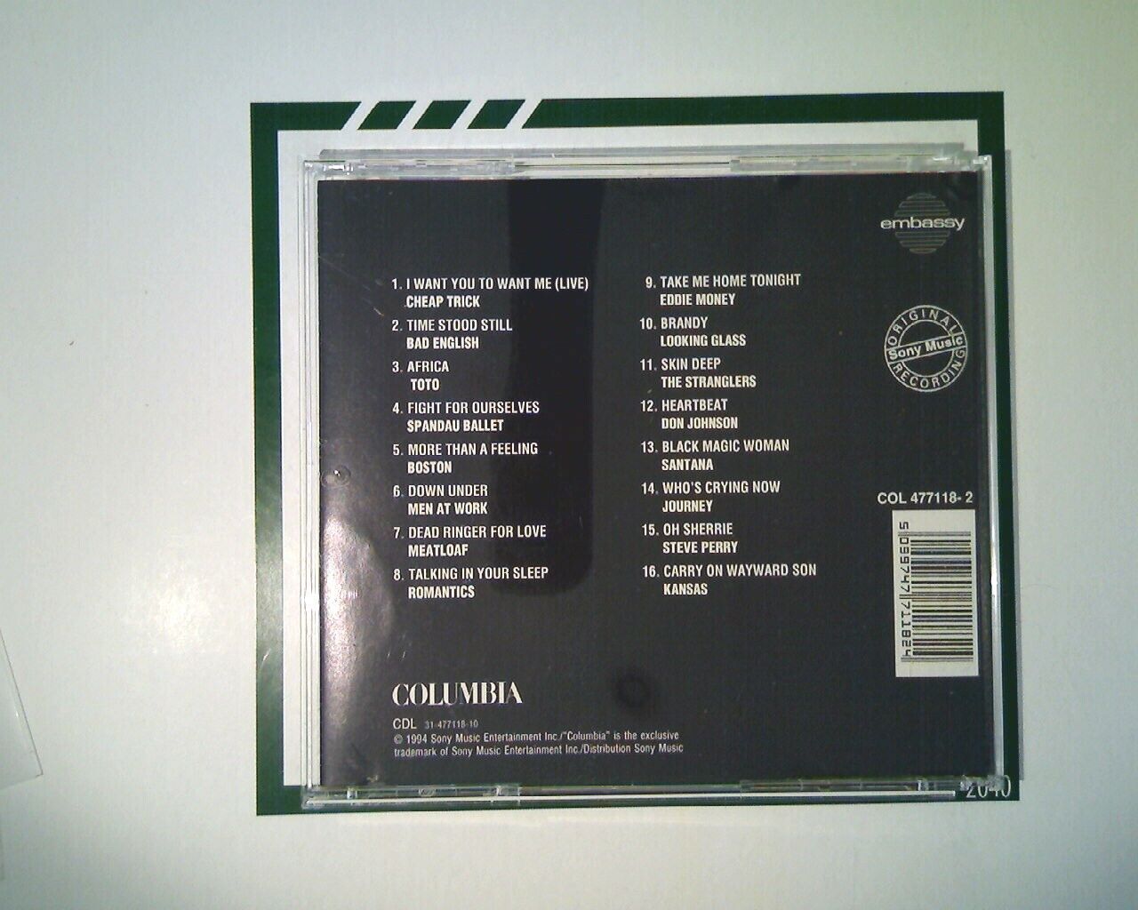 Various Artists	Rock Chartbuster CD VGC