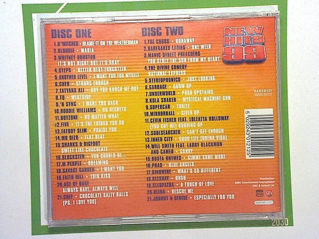 Various Artists New Hits 1999 2CD