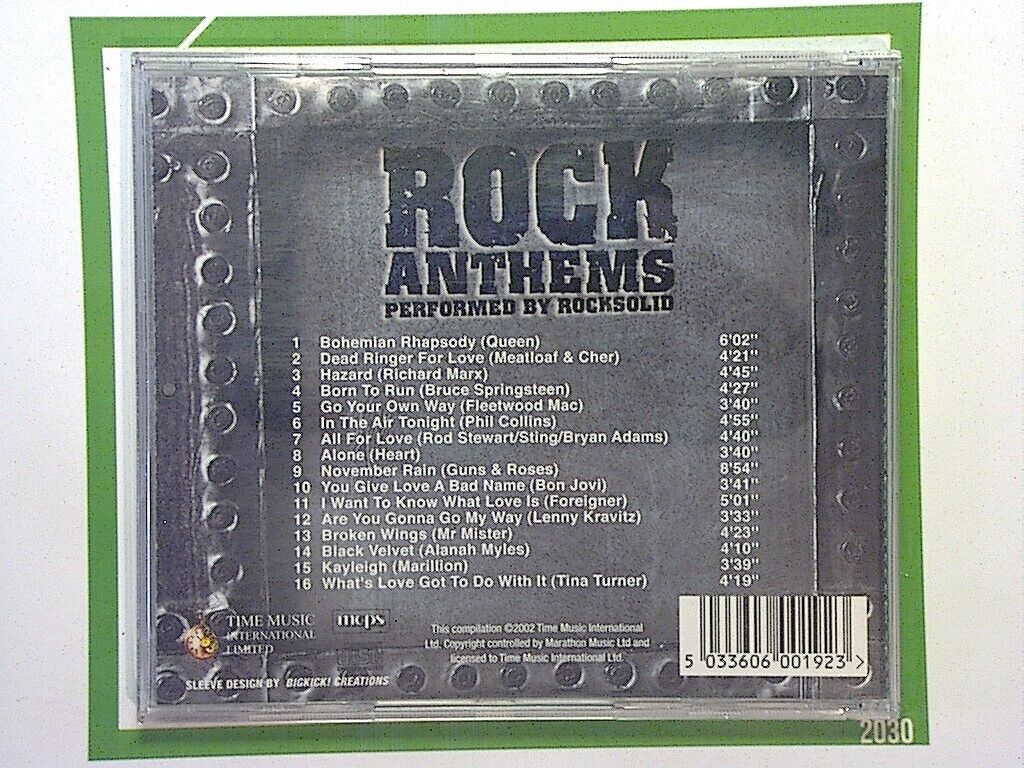 Rocksolid Rock Anthems CD