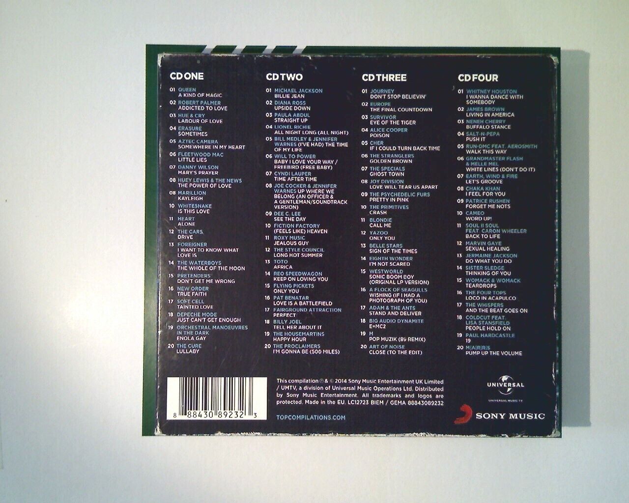 Various Artists	The 80s Part 2 4CD VGC