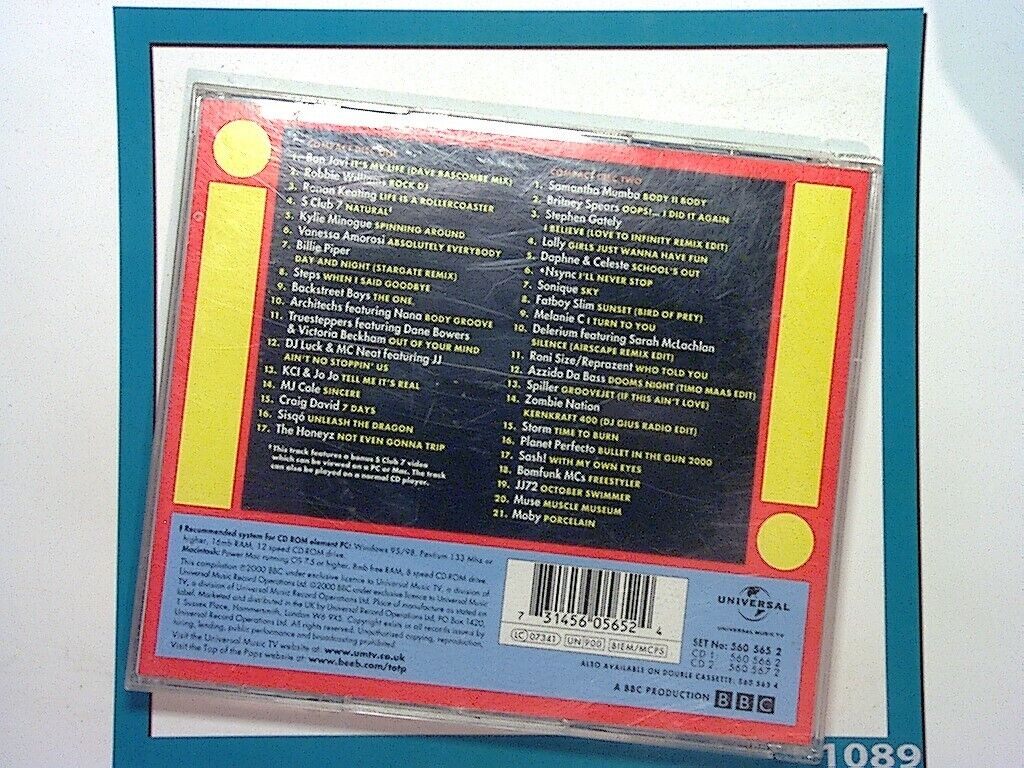 Various Artists	Top of the Pops 2000 Vol.3 2CD Mint (Gift Option)*