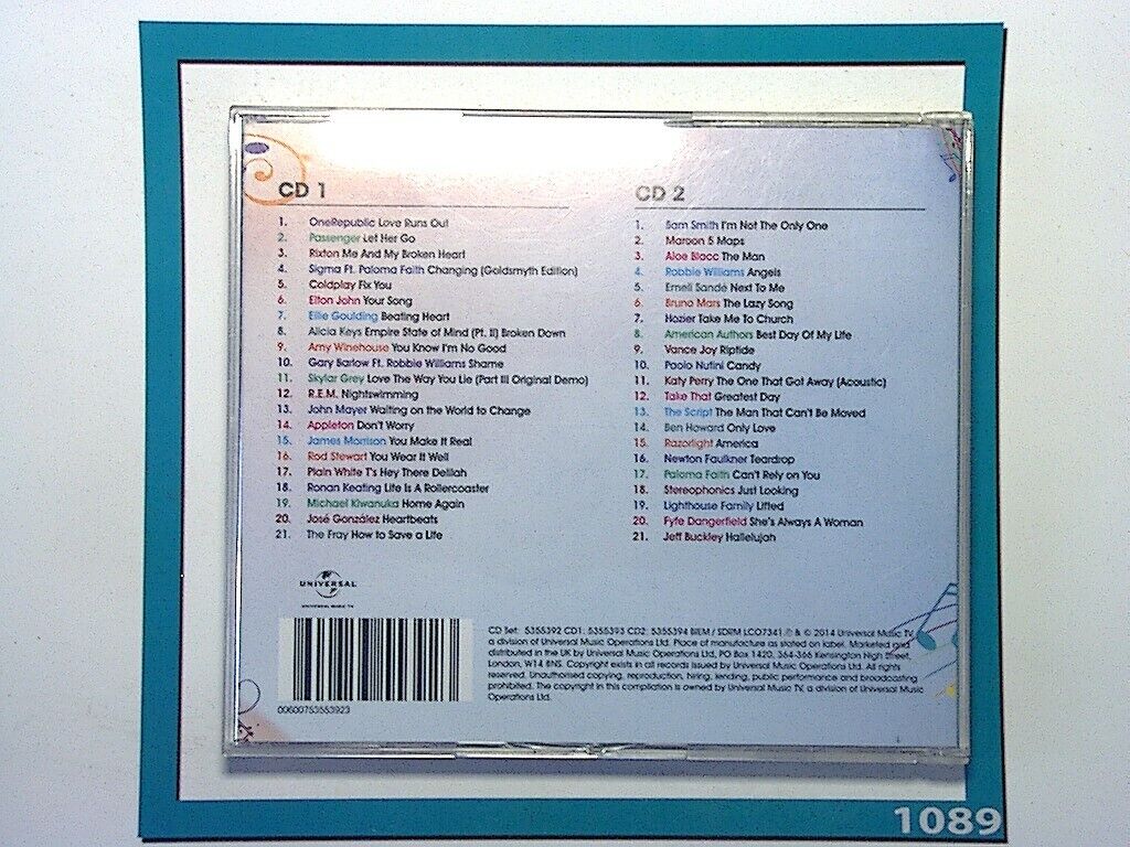 Various Artists My Songs 2014 2CD Mint (Gift Option)*