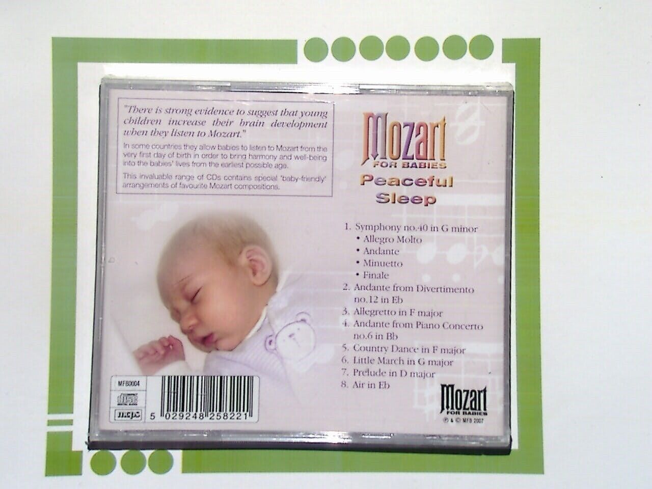 Mozart For Babies / Peaceful Sleep CD New & Sealed