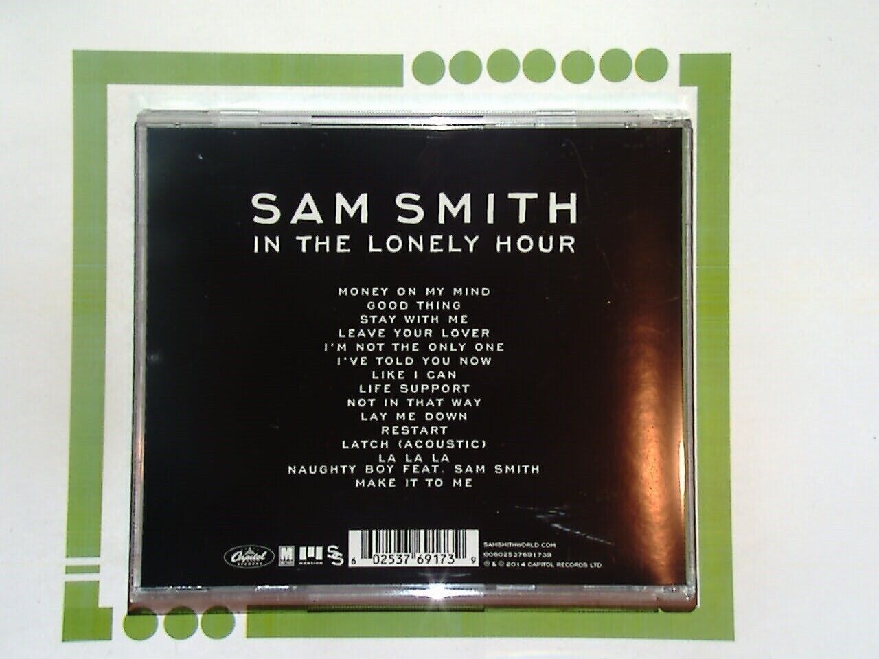 Sam Smith In The Lonely Hour Deluxe Edition CD Mint