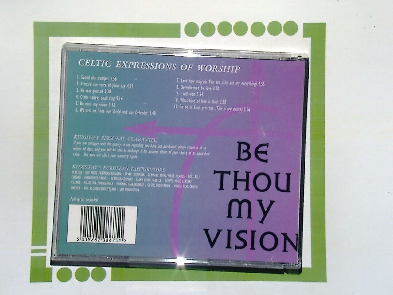 Tim Oliver - Be Thou my Vision Celtic Expressions Of Worship CD Mint