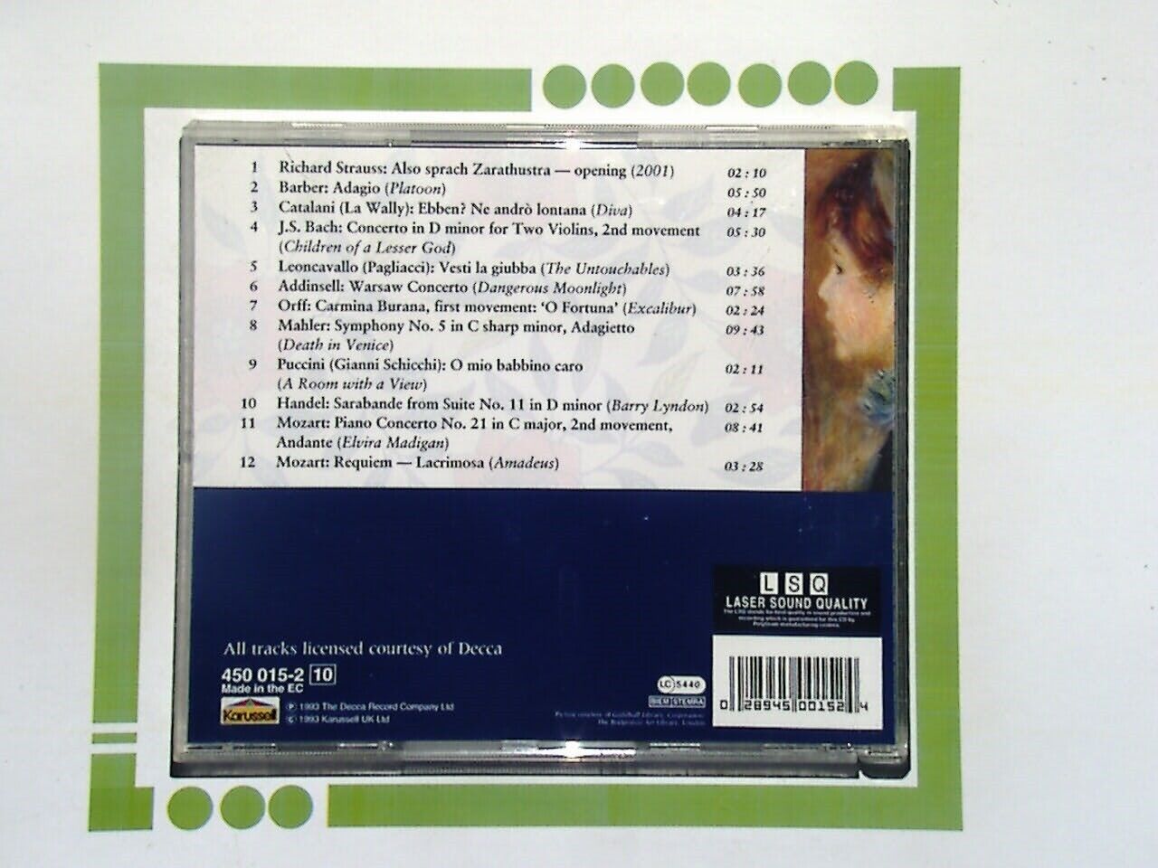 Various - Cinema Classics CD Mint