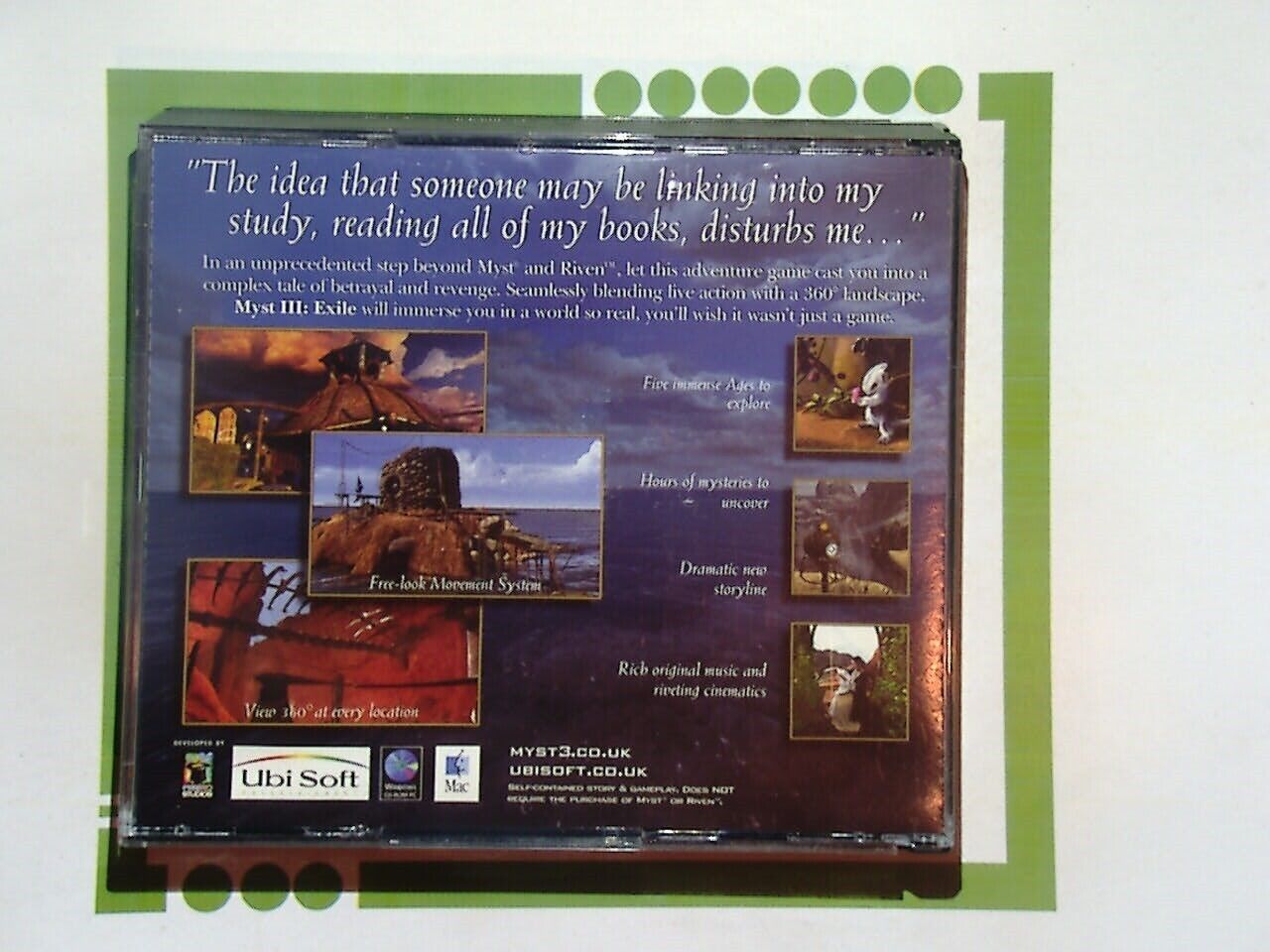 Myst III Exile PC CD-Rom Mint 4-Discs