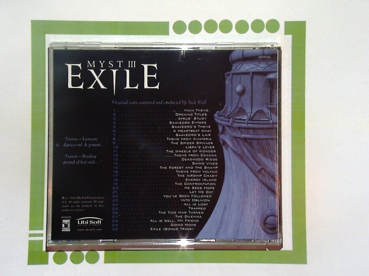 Myst III Exile The Soundtrack Original Score Jack wall Audio CD Mint