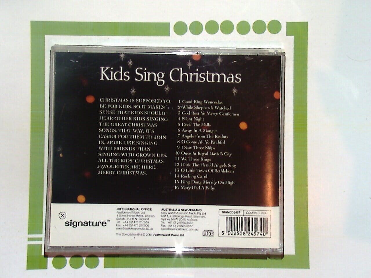 Various - Kids Sing Christmas CD Nr Mint