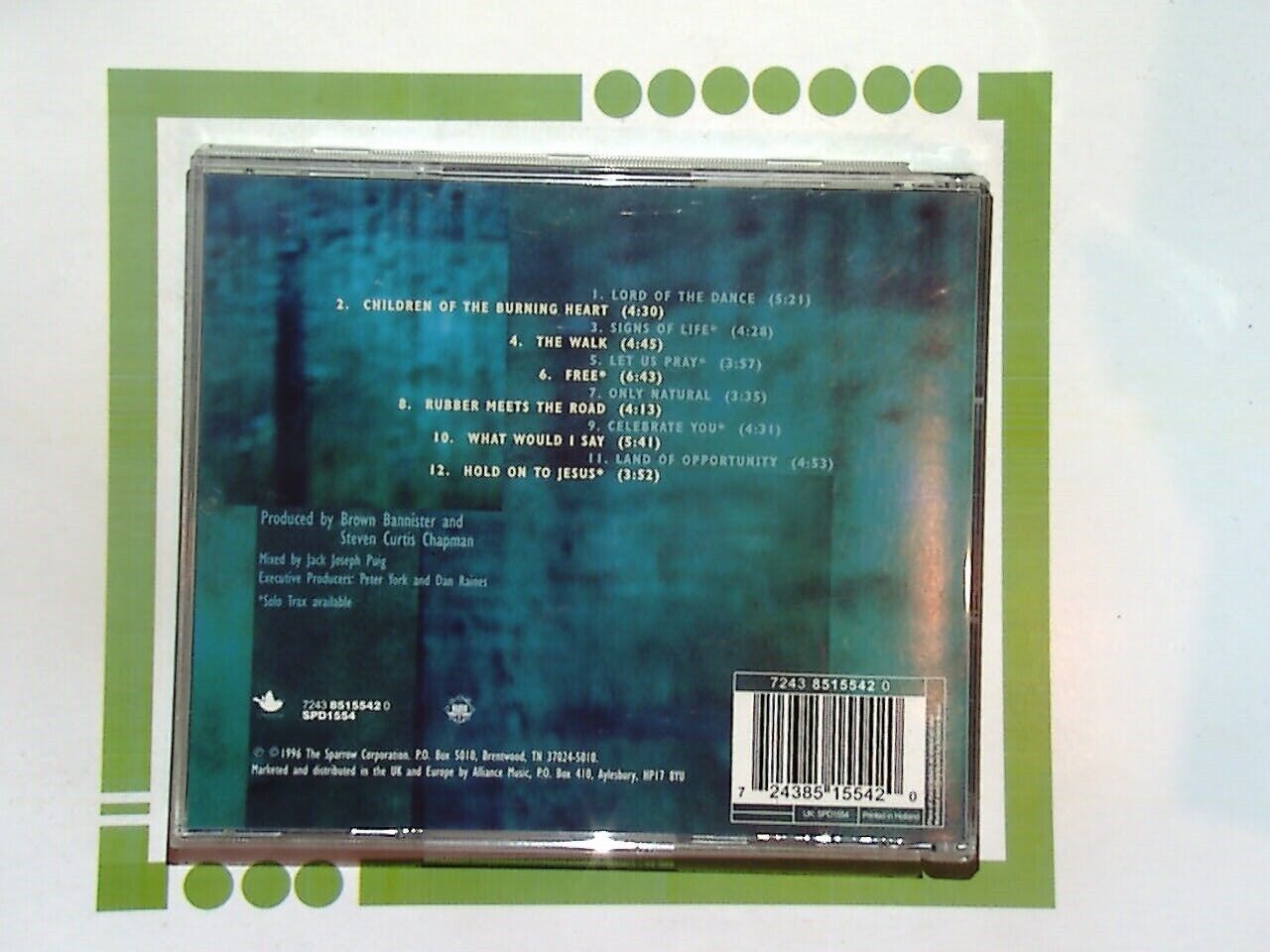 Steven Curtis Chapman Signs of Life CD VGC