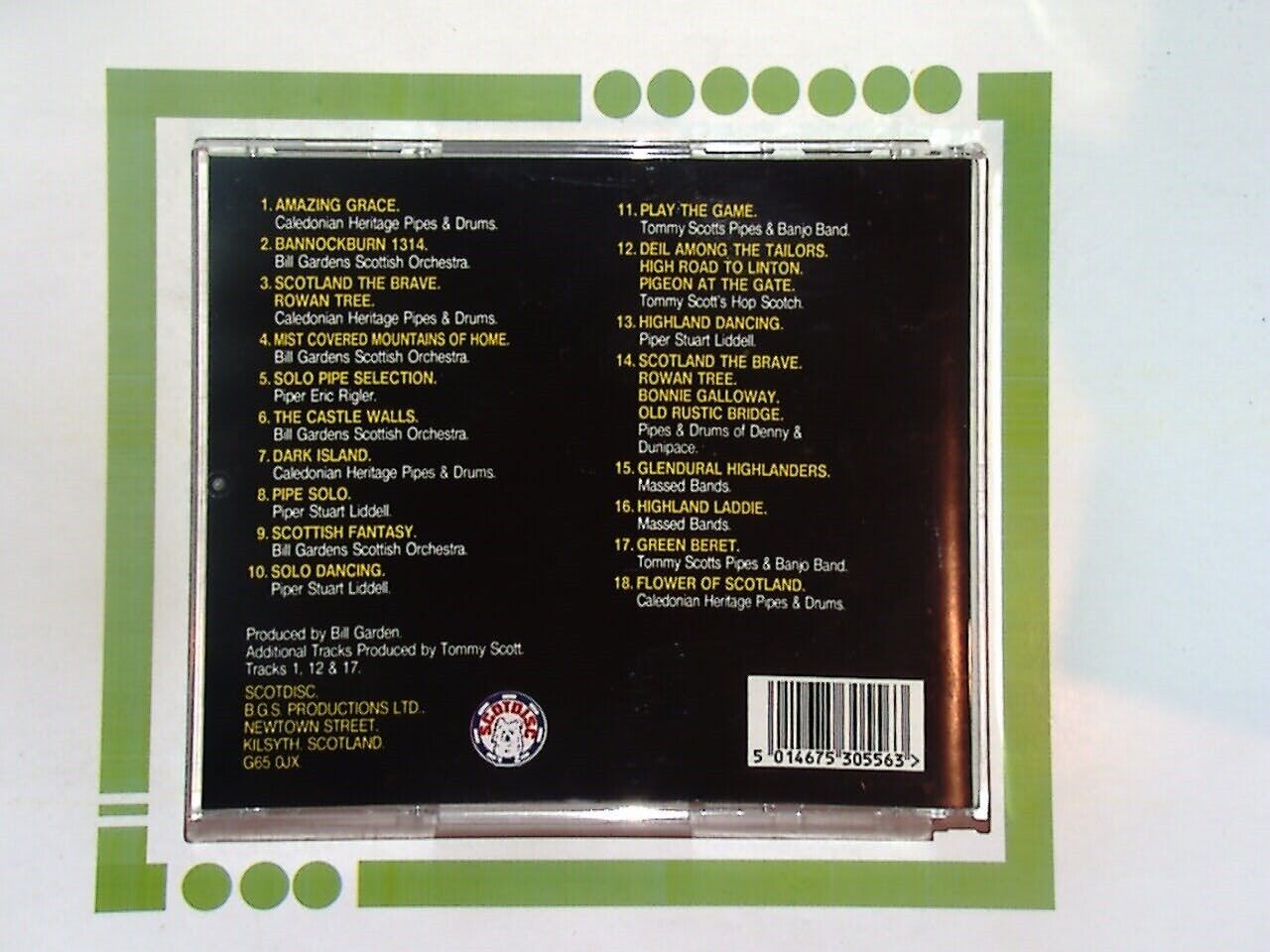 A Real Highland Fling - Amazing Grace Soundtrack CD Mint