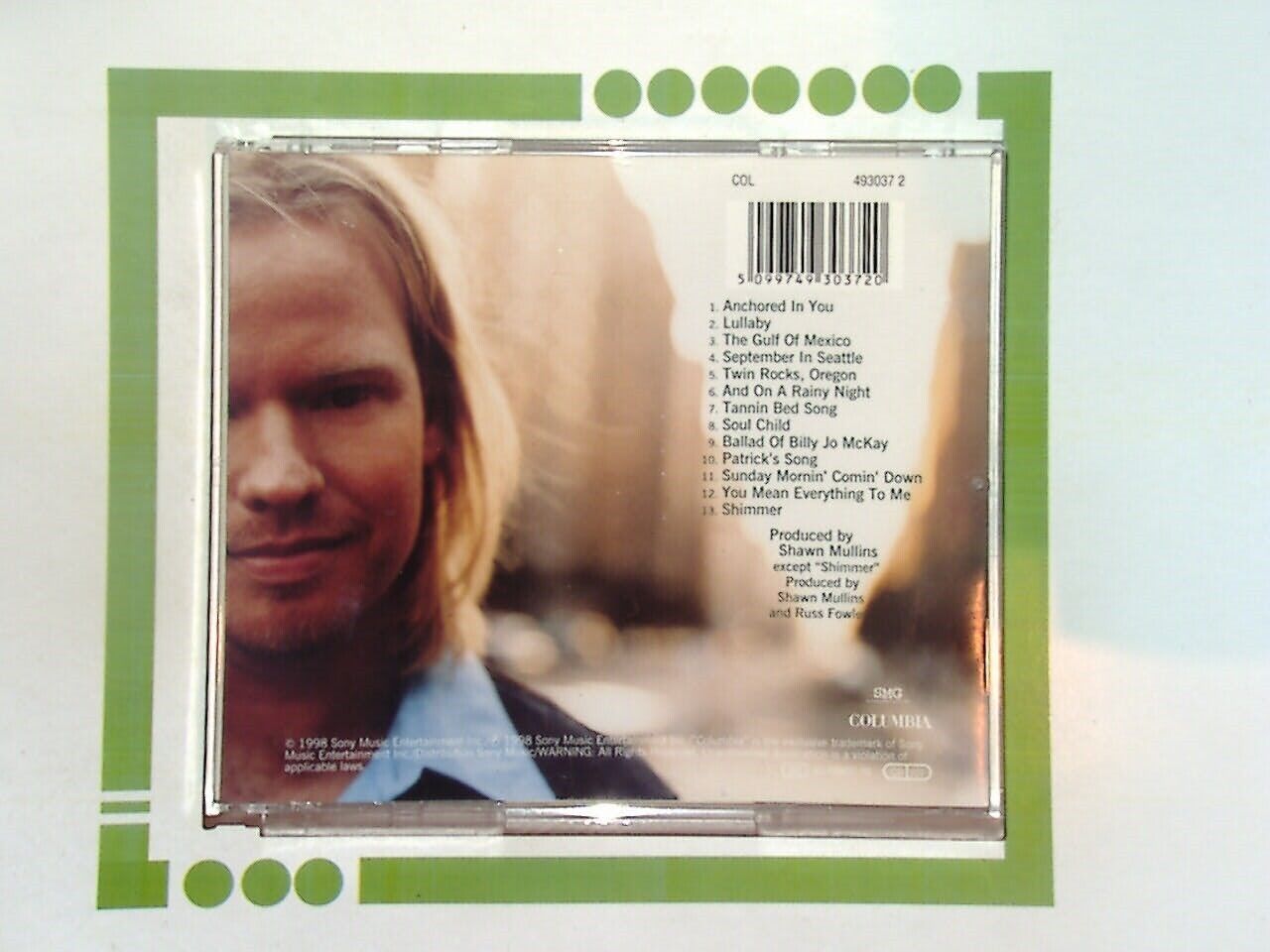 Shawn Mullins Soul's Core CD VGC
