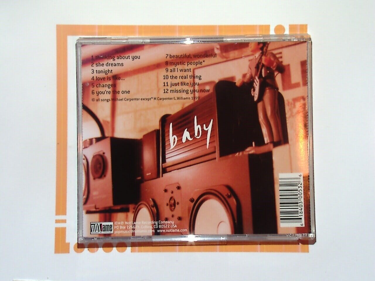 Michael Carpenter Baby CD Mint
