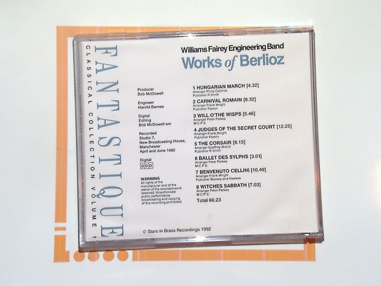 Williams Fairey Engineering Band Fantastique: Works Of Berlioz CD Mint Rare